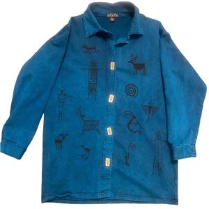 1990’s Vintage BFOFO Artistic Aztec Shirt/Jacket